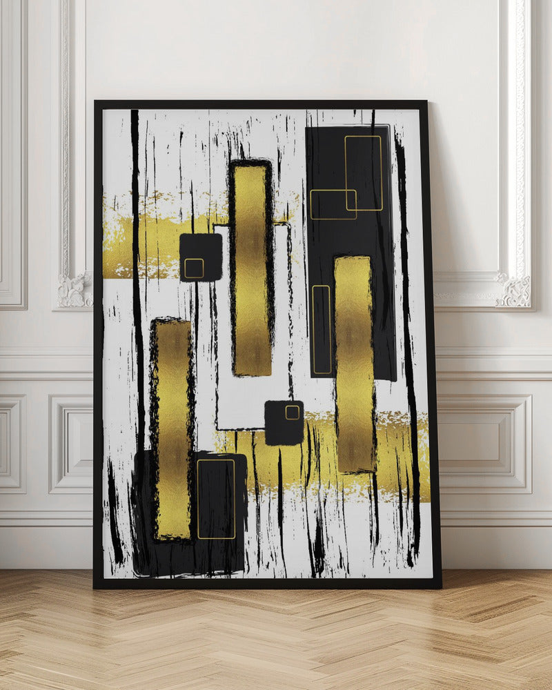 ABSTRACT ART Lively geometric fun Poster