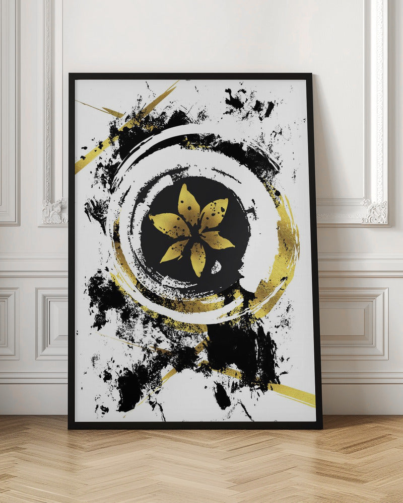 ABSTRACT ART Flower Poster