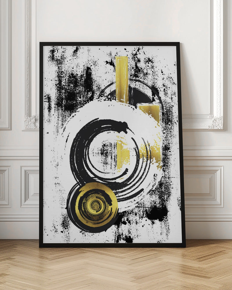 ABSTRACT ART Dynamic shapes Poster