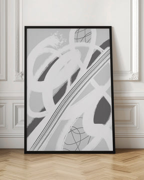 Abstract Painting No. 11 - Chaos and silence Poster