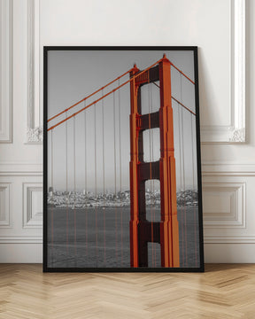 Golden Gate Bridge in Detail Poster