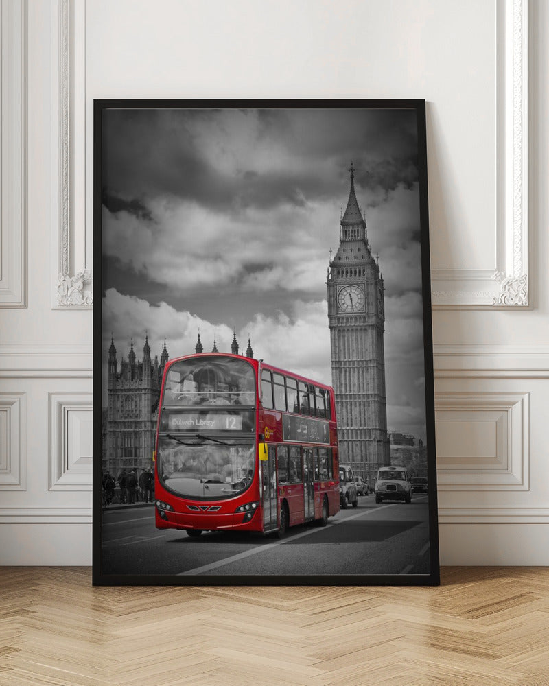 LONDON Streetscene Poster