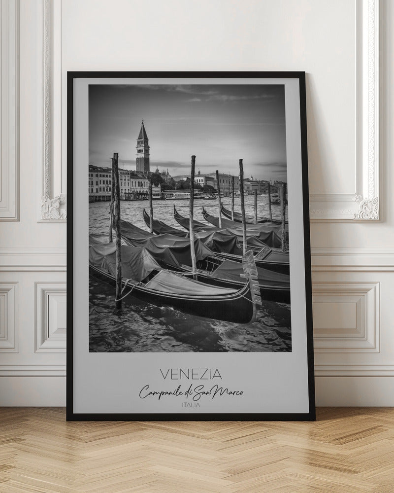 In focus: VENICE Grand Canal and St Mark&#039;s Campanile Poster