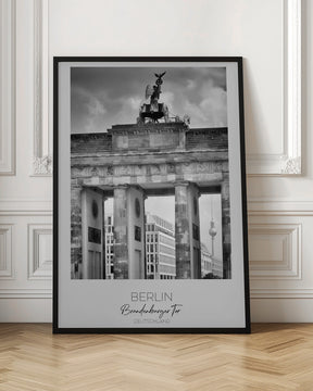 In focus: BERLIN Brandenburg Gate Poster