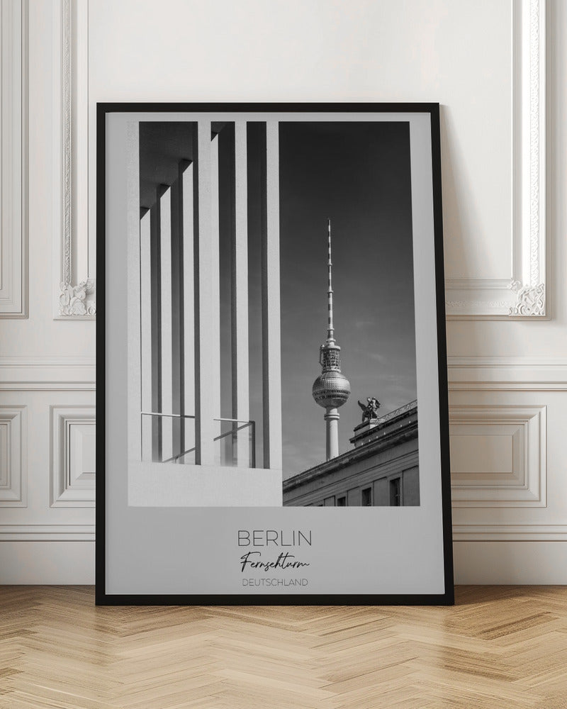 In focus: BERLIN Television Tower &amp; Museum Island Poster