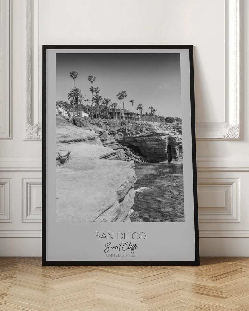 In focus: SAN DIEGO Sunset Cliffs Poster