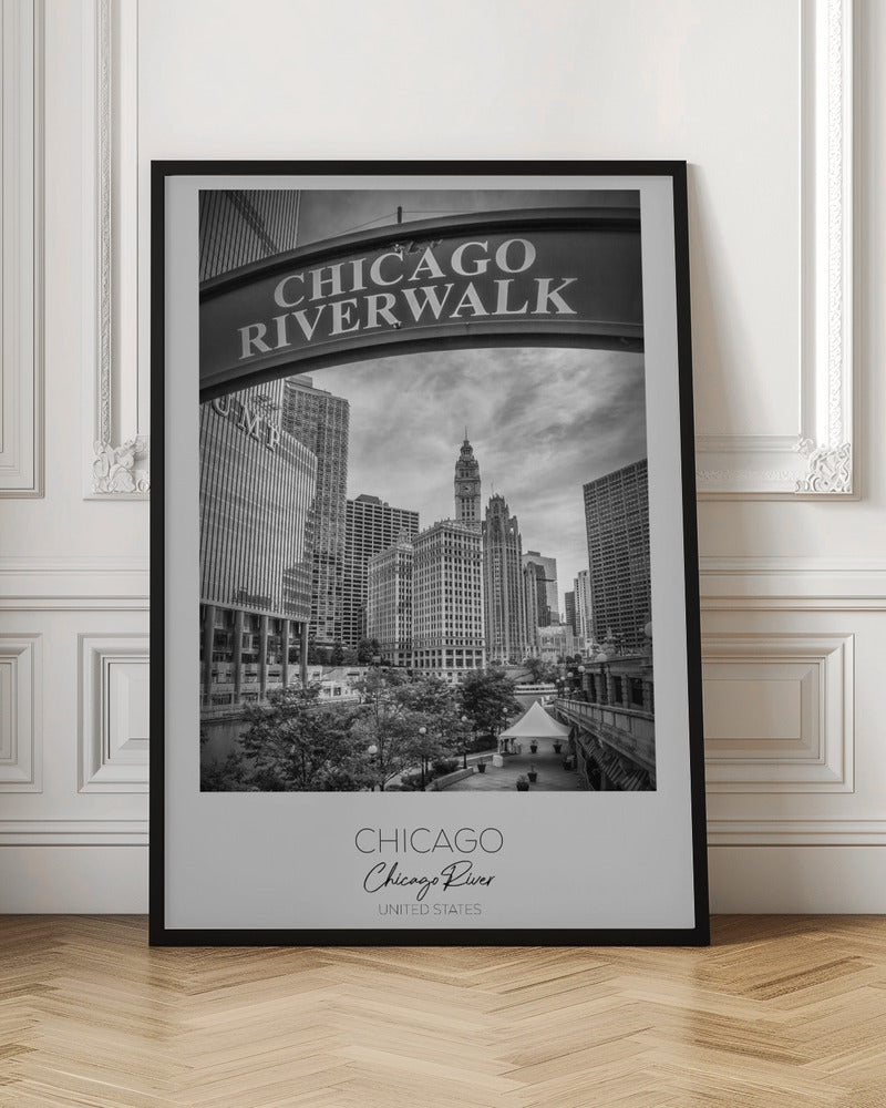 In focus: CHICAGO Riverwalk Poster