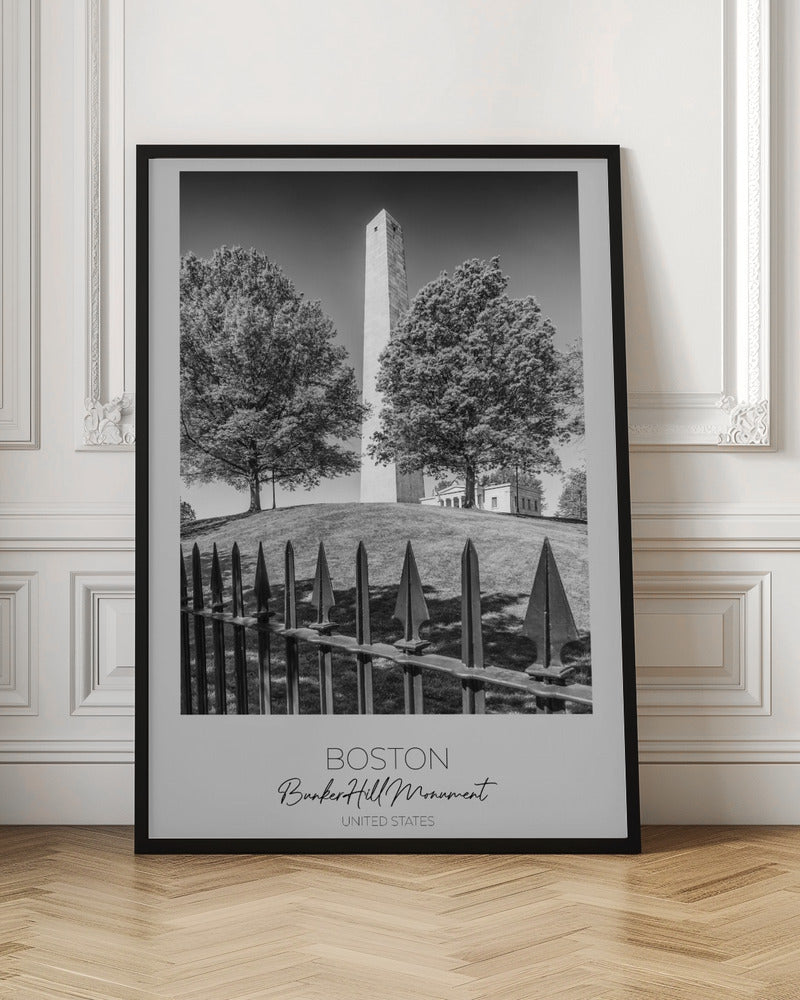 In focus: BOSTON Bunker Hill Monument Poster