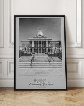 In focus: BOSTON Massachusetts State House Poster