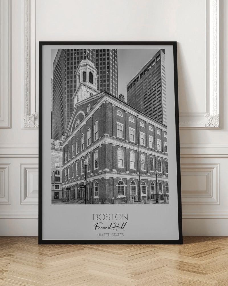 In focus: BOSTON Faneuil Hall Poster