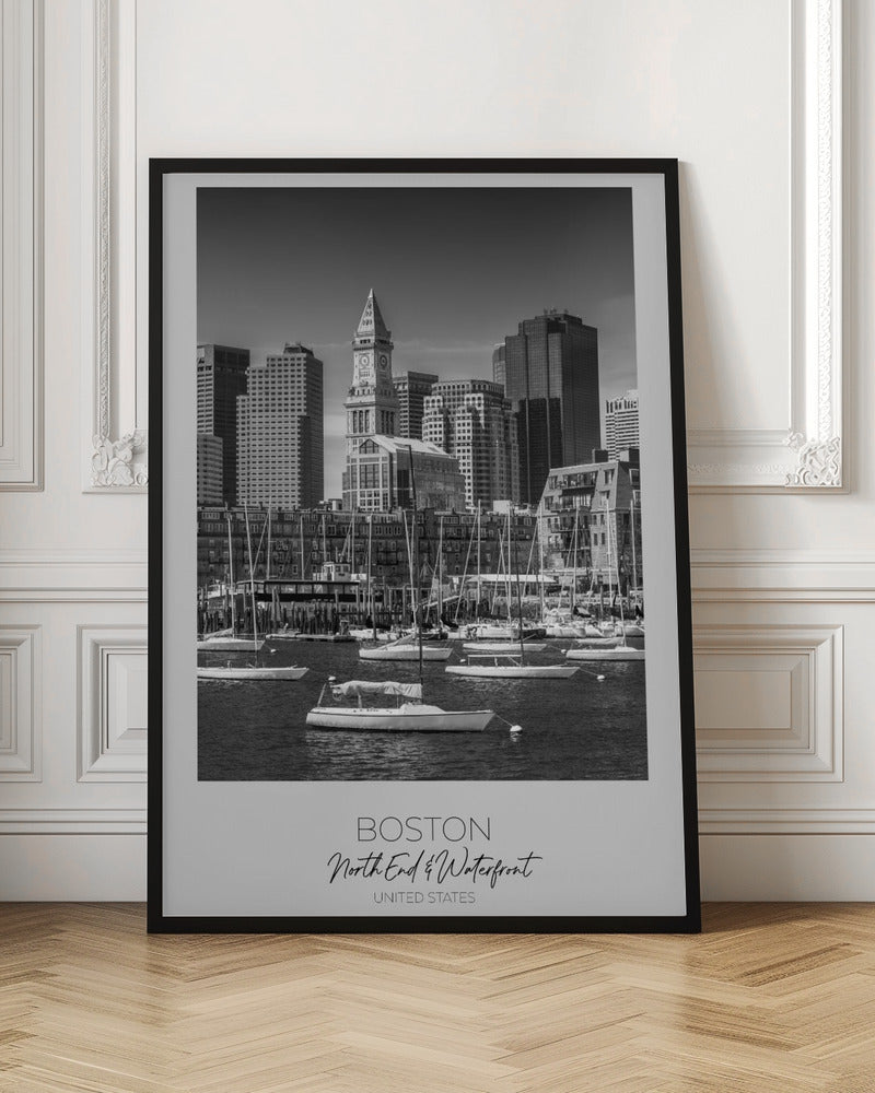 In focus: BOSTON Skyline North End &amp; Waterfront Poster