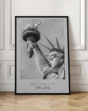 In focus: NEW YORK CITY Statue of Liberty in detail Poster