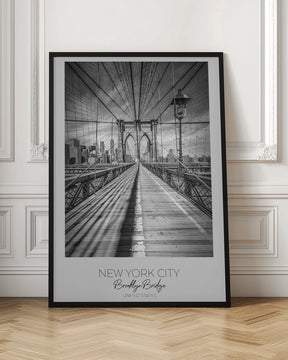 In focus: NEW YORK CITY Brooklyn Bridge Poster