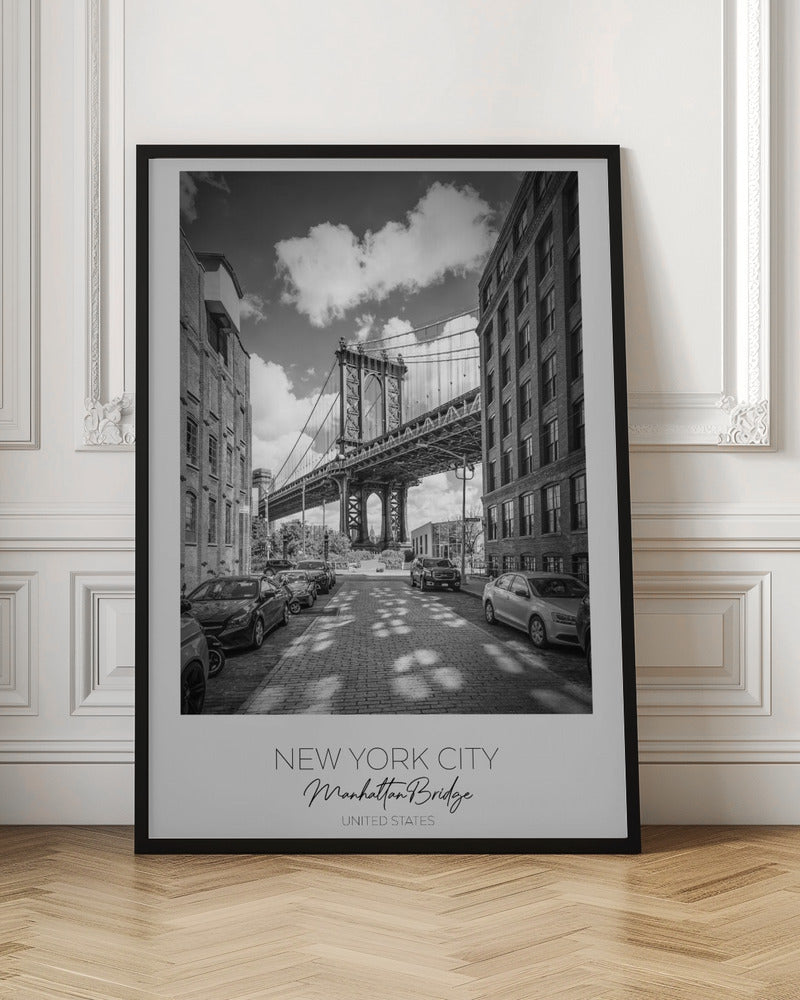 In focus: NEW YORK CITY Manhattan Bridge Poster