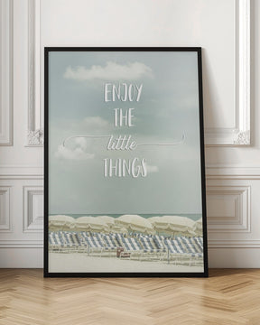 Enjoy the little things | Beachscape Poster