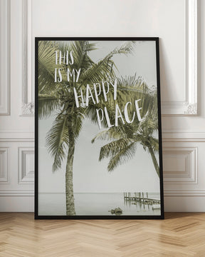 This is my happy place | Oceanview Poster