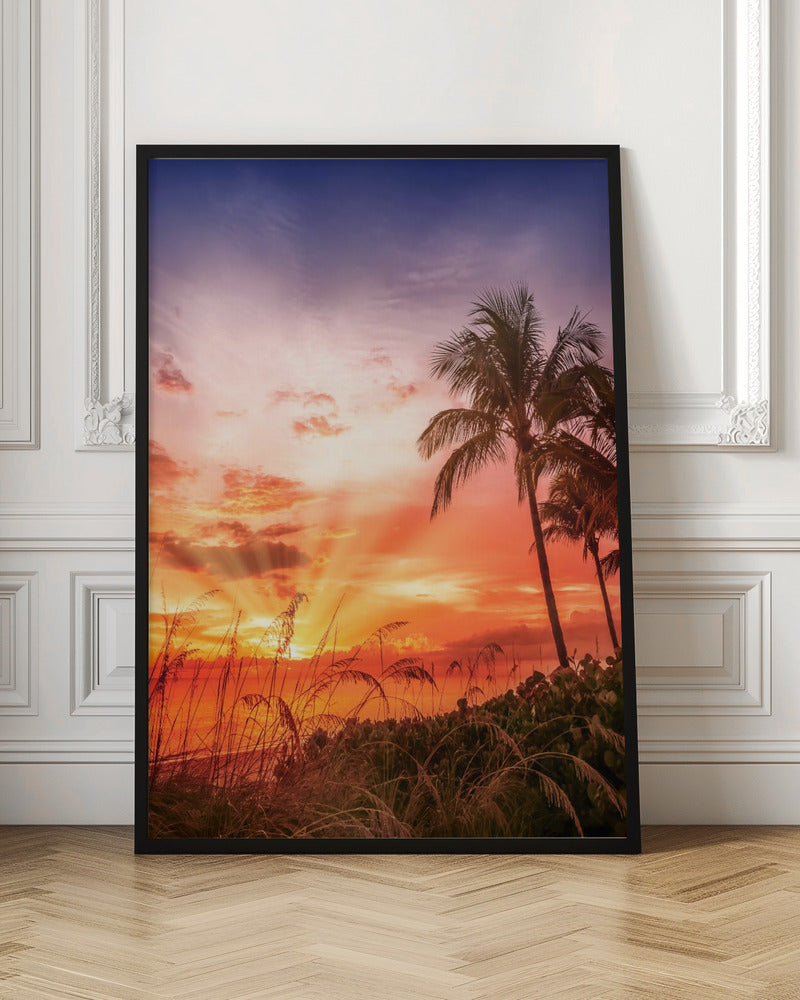 BONITA BEACH Picturesque Sunset Poster