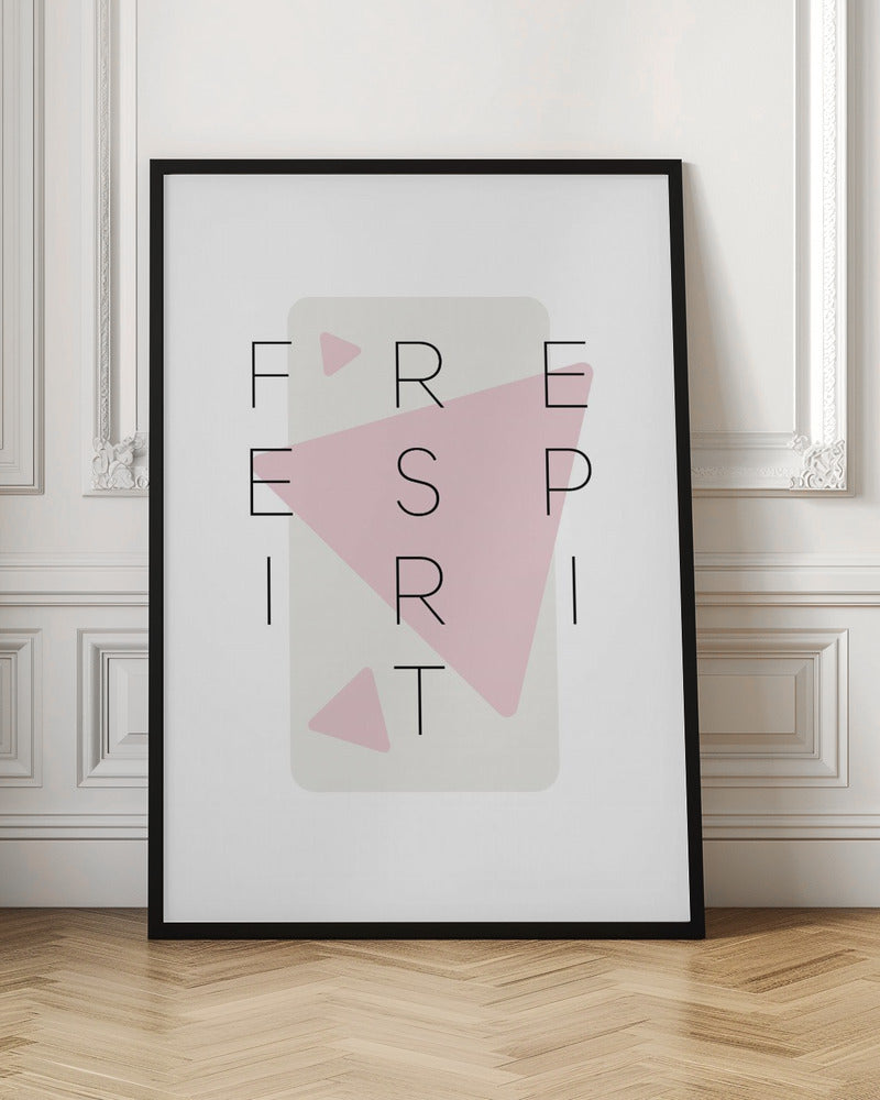 Free spirit - pink Poster