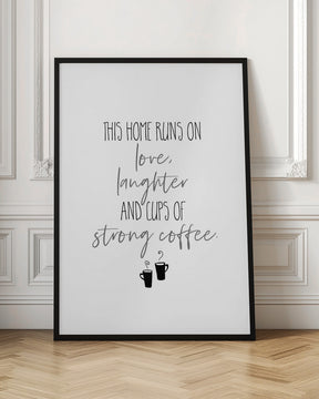 Strong Coffee Poster