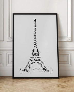 Digital-Art Eiffel Tower Poster