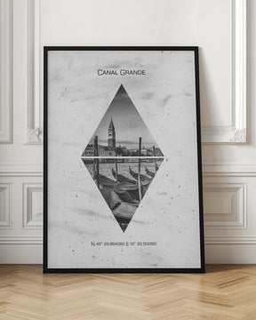 Coordinates VENICE Grand Canal Poster