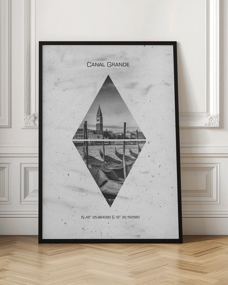 Coordinates VENICE Grand Canal Poster