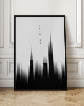 Graphic Art SKYHIGH | white Poster