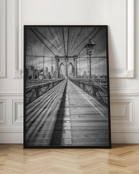 NEW YORK CITY Brooklyn Bridge Poster