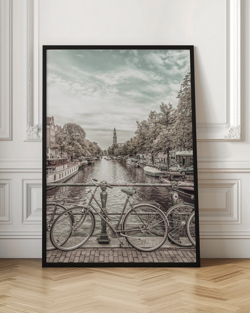 Typical Amsterdam | urban vintage style Poster