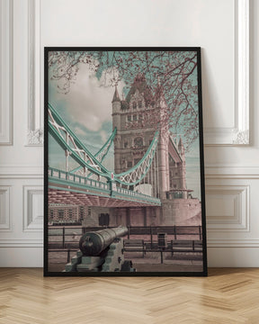 LONDON Tower Bridge in Detail | urban vintage style Poster