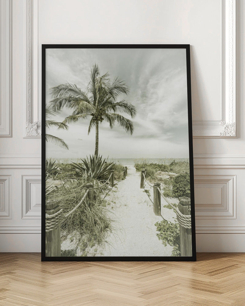 Vintage path to the beach Poster