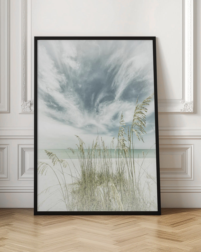 Calmness on the beach Poster