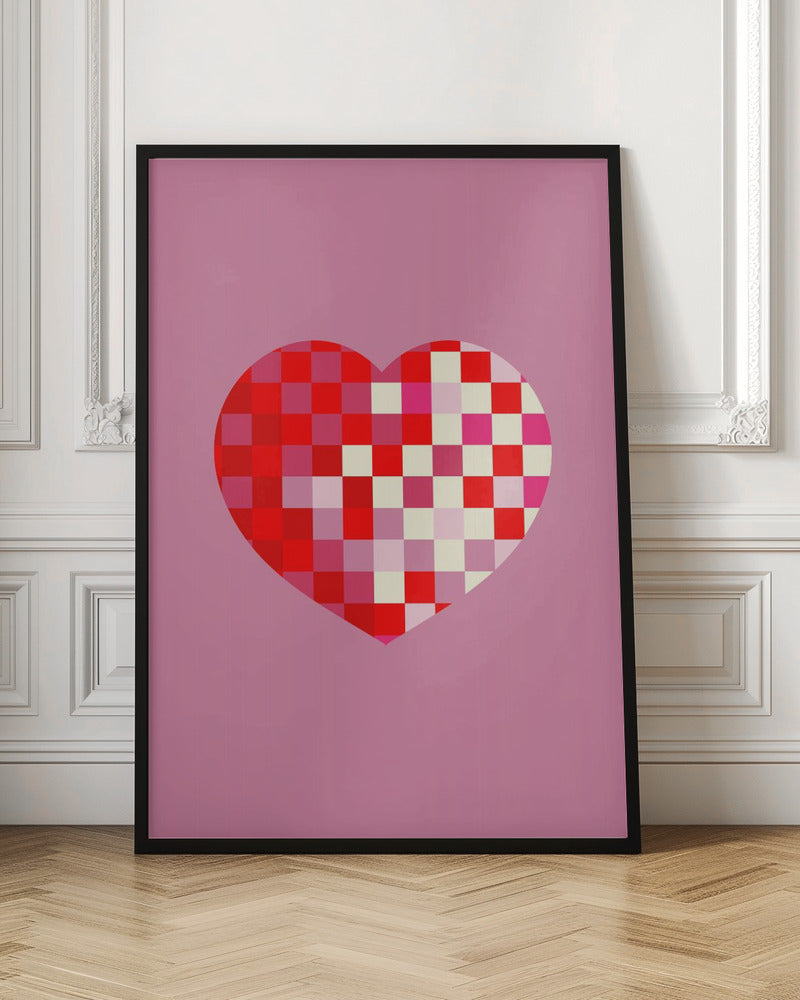 Pixel heart Poster