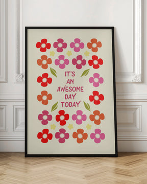 Awesome flowers Poster