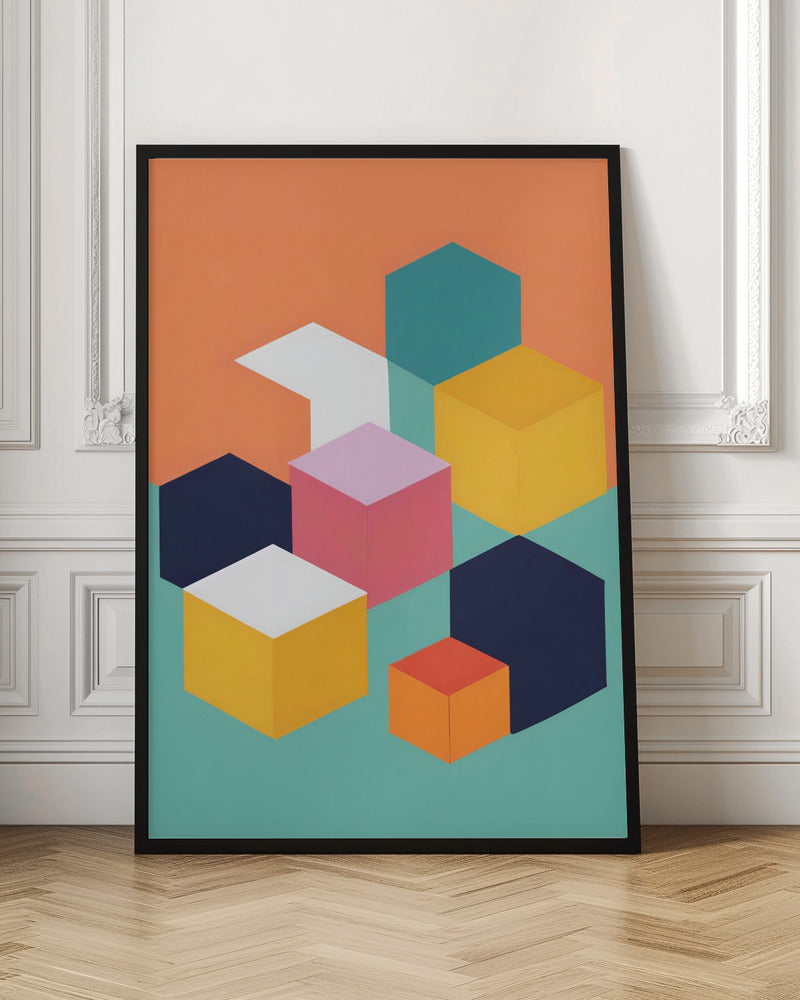 Cubes Poster