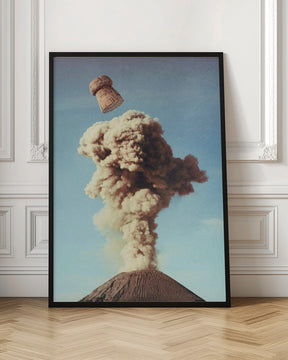 Volcanic Pop - Champagne Party Poster