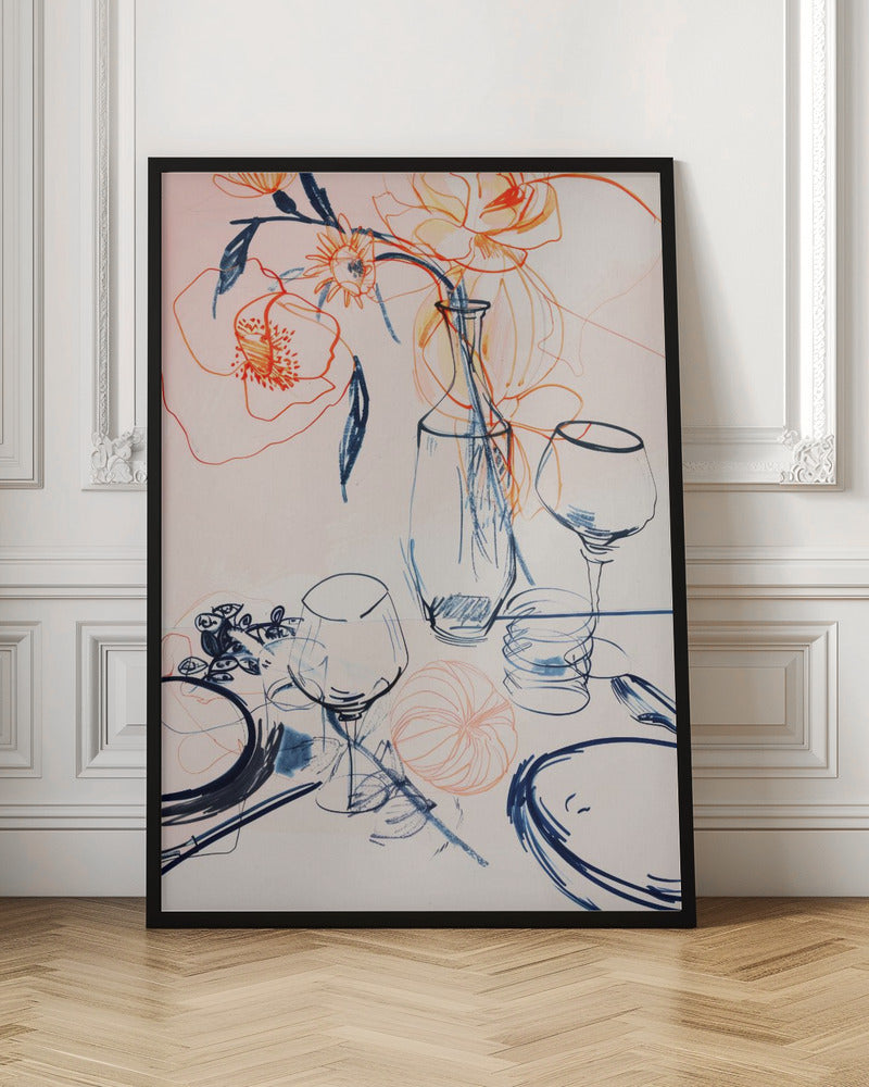 Table still life no 1 Poster