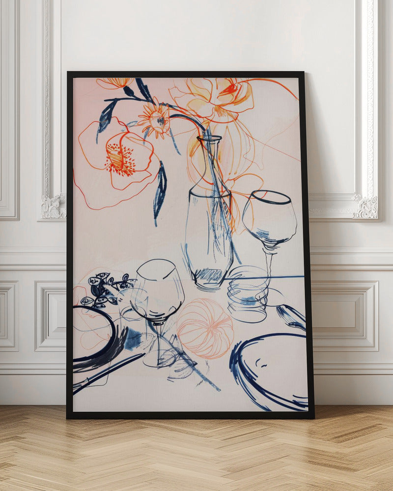 Table still life no 1 Poster