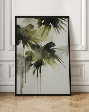 Green flowers no 2 Poster