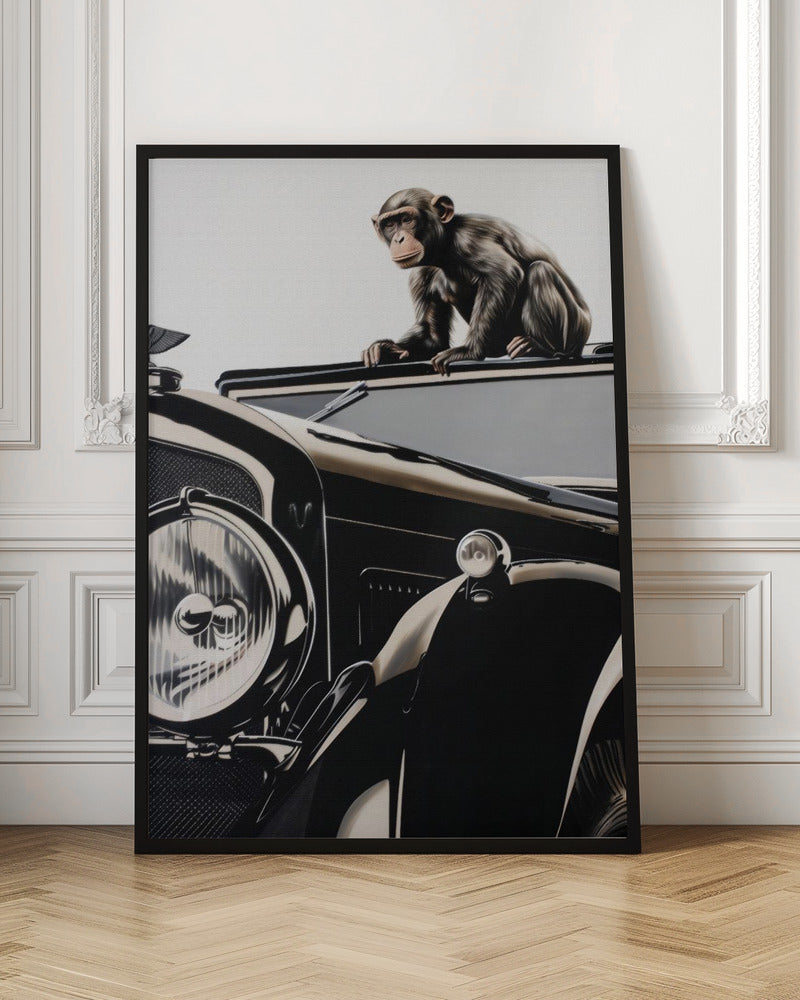 Monkey and the Bentley Poster