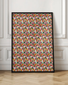 Fresh fruits pattern 2 Poster