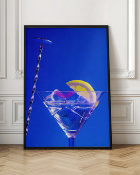 Lemon Twist Martini Poster