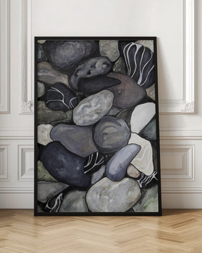 Beach stones Poster