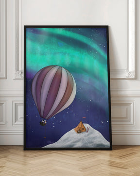 Hot air balloon trip Poster