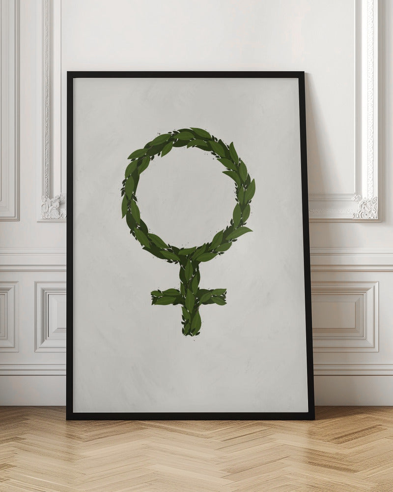 Feminism White Poster