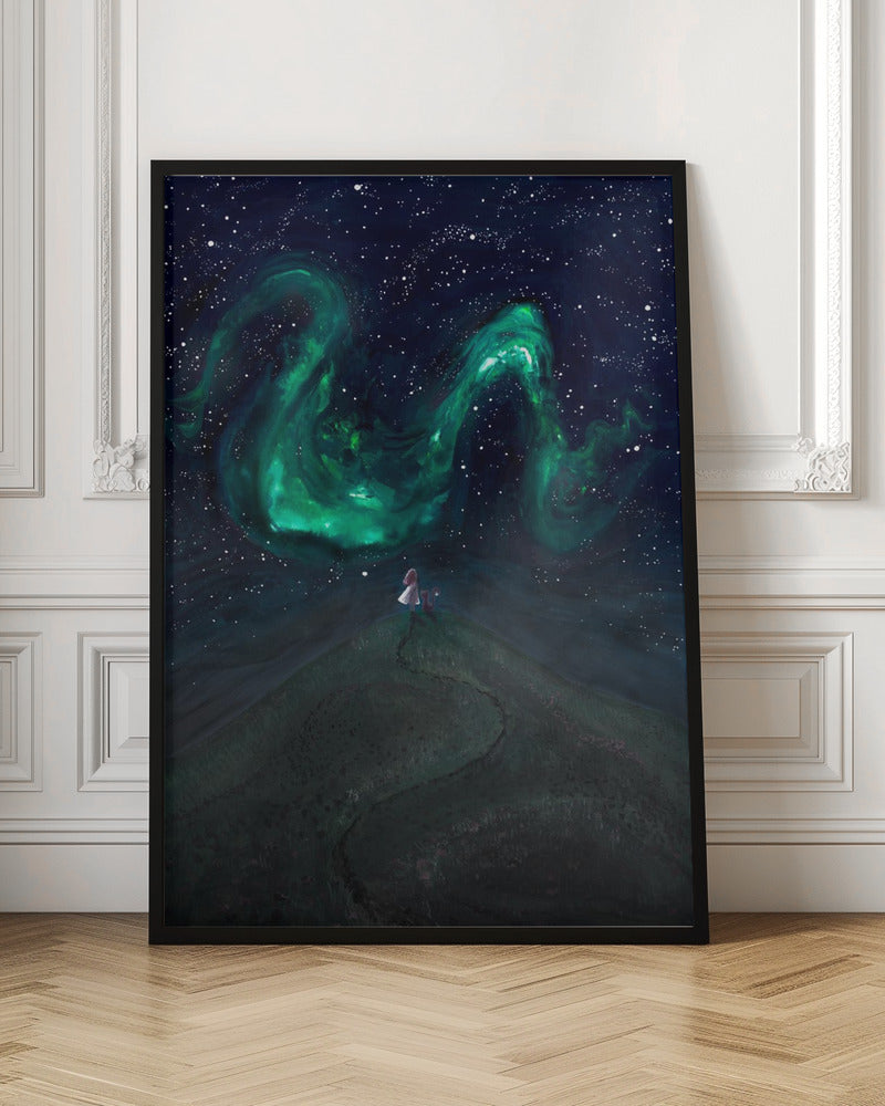 Under the Northern lights Poster