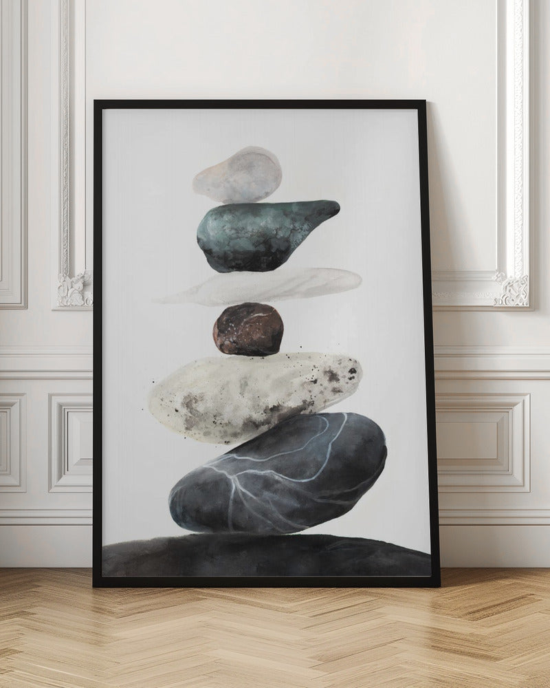 Stones from the beach Poster