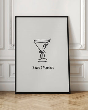 Bows & Martinis Poster