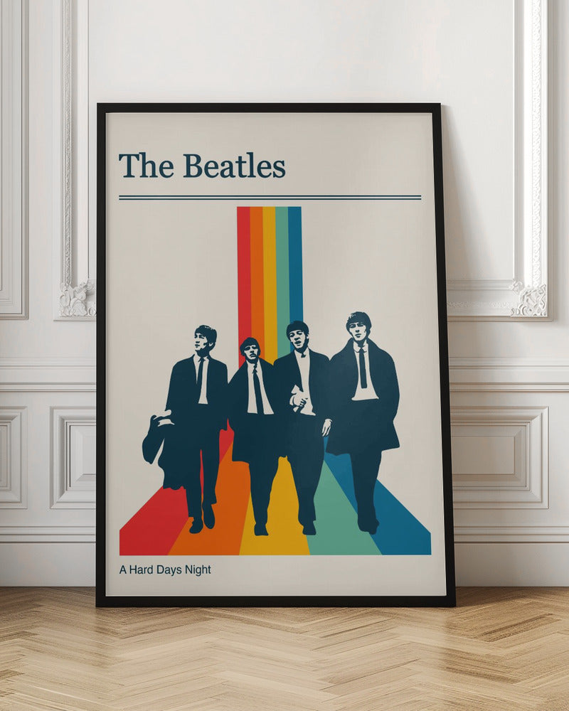 The Beatles Retro Gig Poster Poster