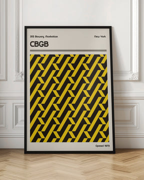 CBGB Venue Poster Poster